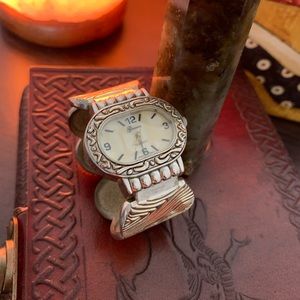 Silver Geneva Watch